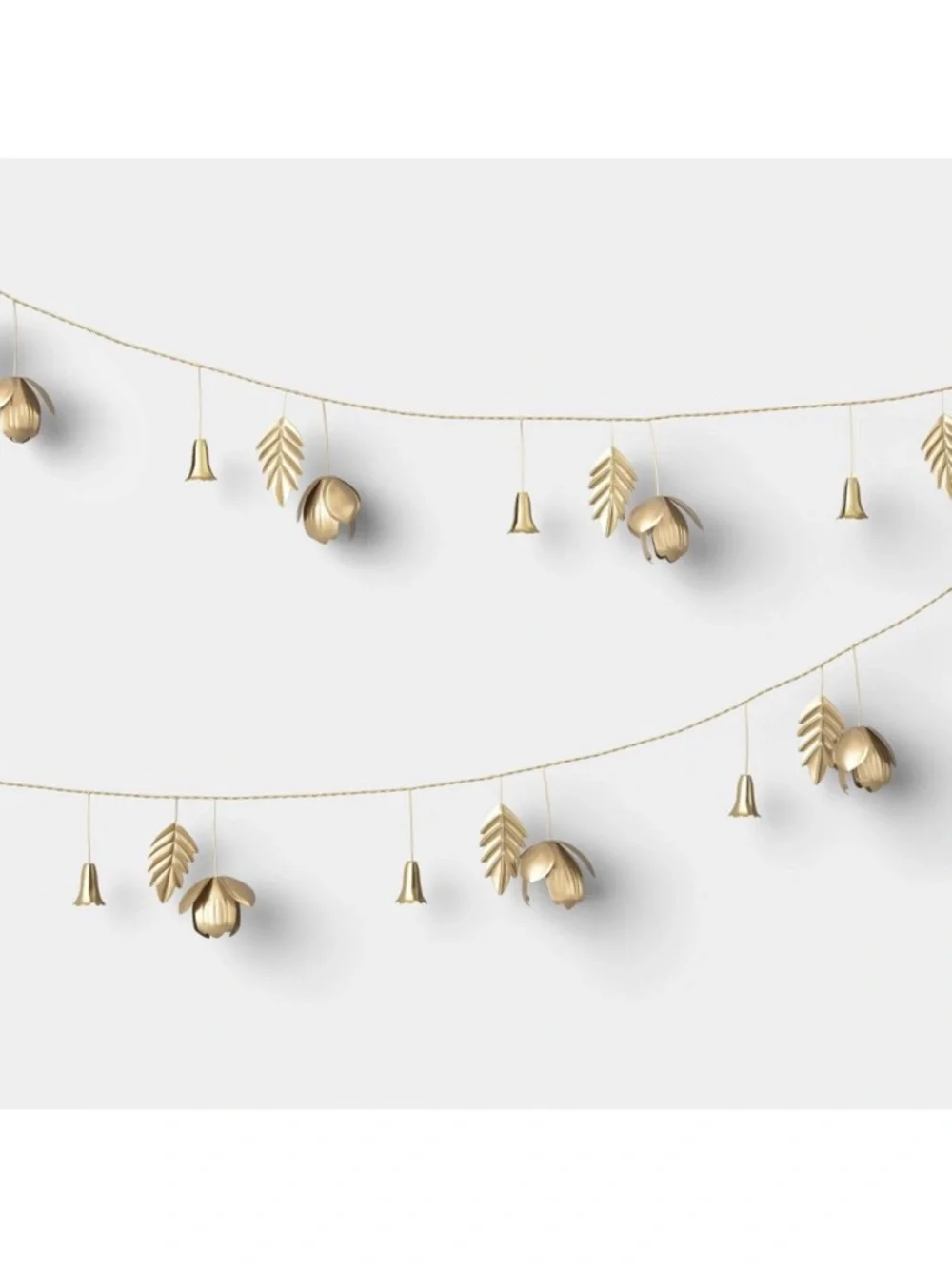 Easter Gold Metal Botanical Garland - Threshold